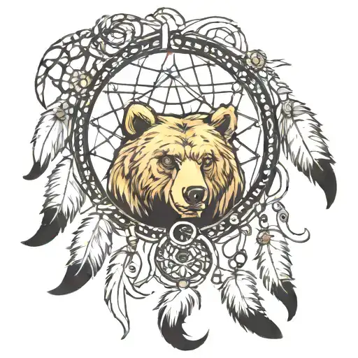 Bear Claw Dream Catcher Entangled