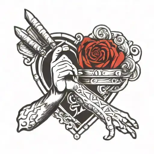 I Love You In Sign Language With Roman Numeral 6