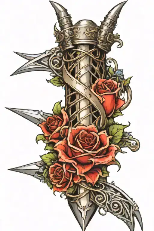 Dagger Spine Wire Wrapped Around Its