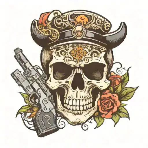 Skull Guns Money Drugs