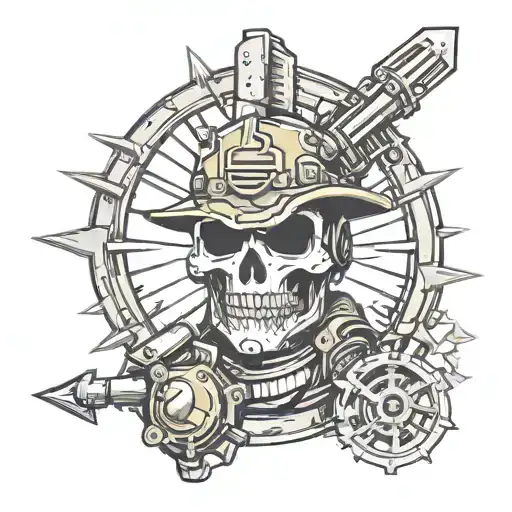 Fallout New Vegas Tattoo Design