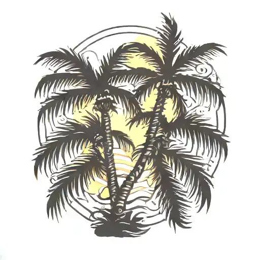 Palm Tree Silhouette