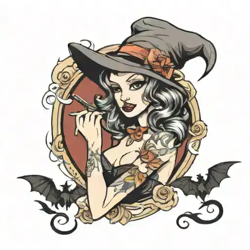 Halloween Pinup Girl