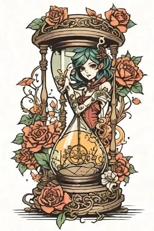 Hourglass Anime Inspired Scene