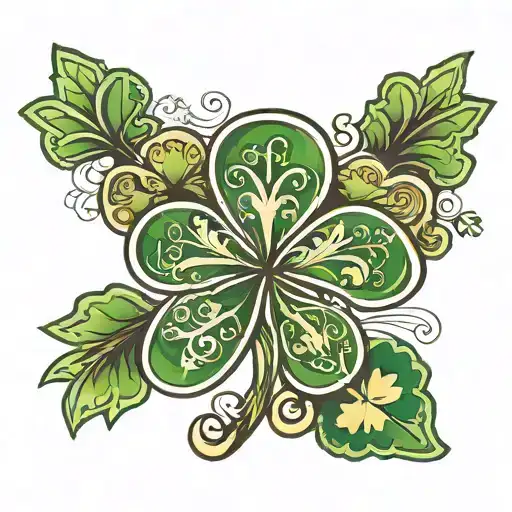 Irish Style Shamrock