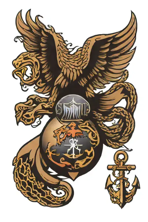 Marine Corps Eagle Globe And Anchor