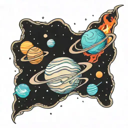 Galaxy Filled With Planets