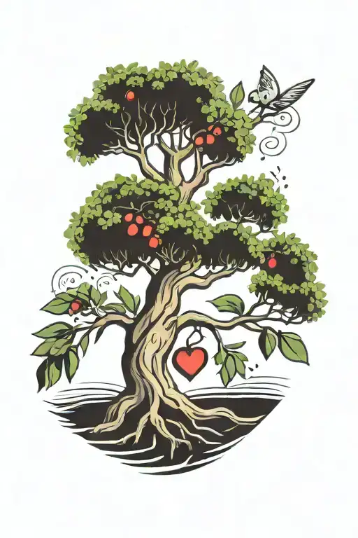 Love Heart Olive Tree