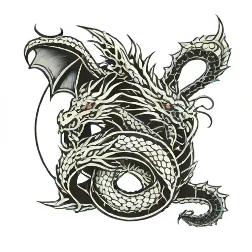 3 Headed Dragon Ouroboros