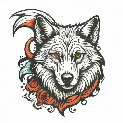 Brother Wolf Italian Flag