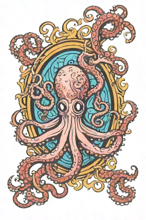 Psychedelic Octopus Portal Opening