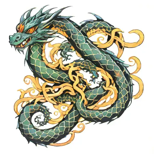 Dragon Intertwined