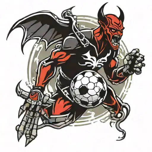 Devil Football Goalkeeper