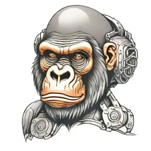 3D Realistic Gorilla That