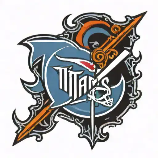 Tennessee Titans Logo Mixed With New York Mets Logo