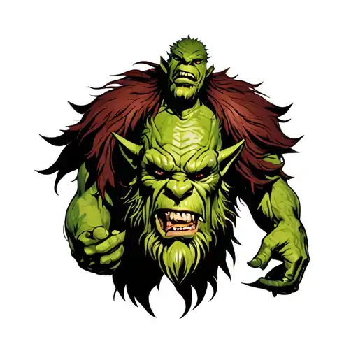 Furan Orc From The Warhammer Universe 40000