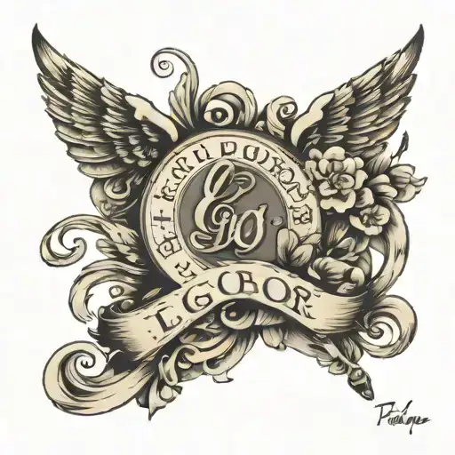 The Word Liguori Written Down Back Of The Arm