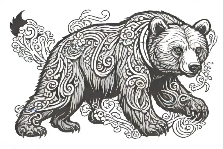 Bear With Name Written