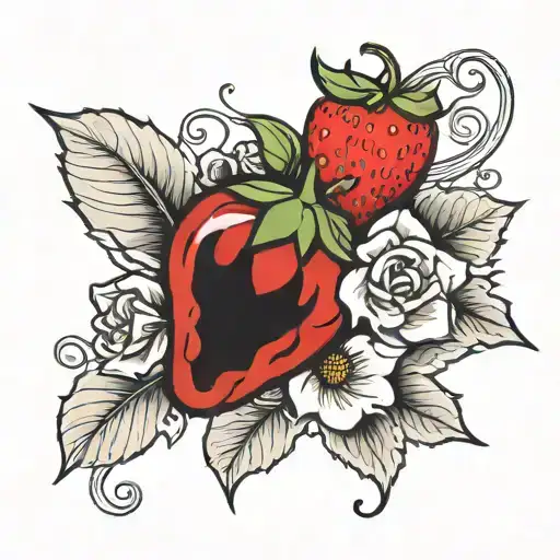 Strawberry Gothic Inspired