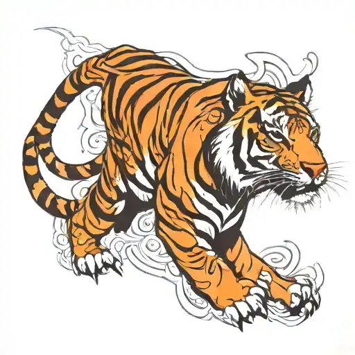 Tiger Of Ethiopia Country In Africa