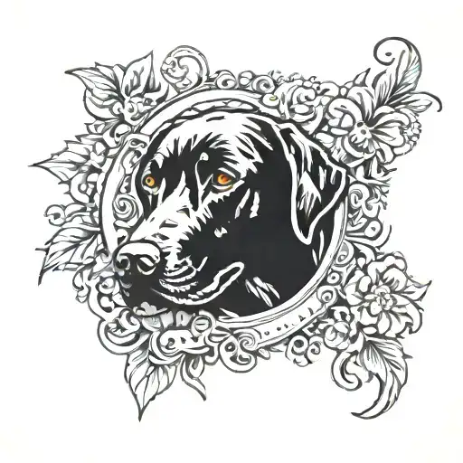 Black Lab Adorned