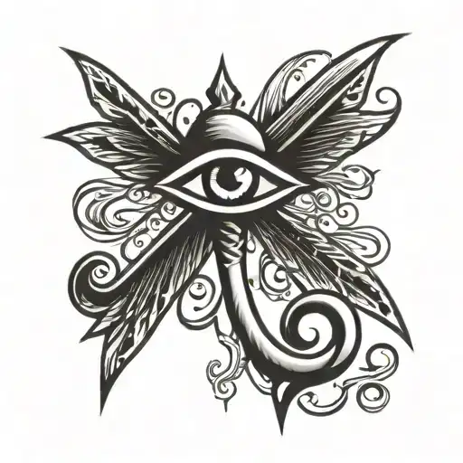 Ankh Symbol With Eye