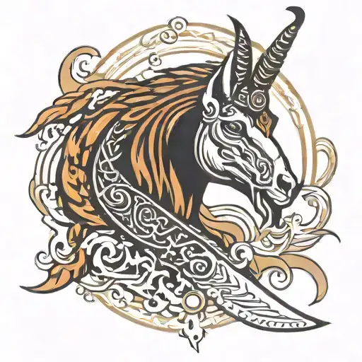 Sea Goat Irish Knife Fire