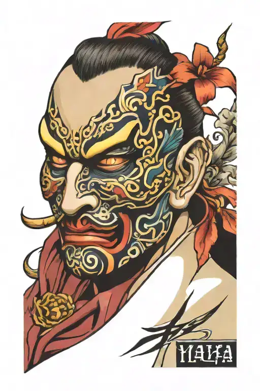 Yakuza Mask Color