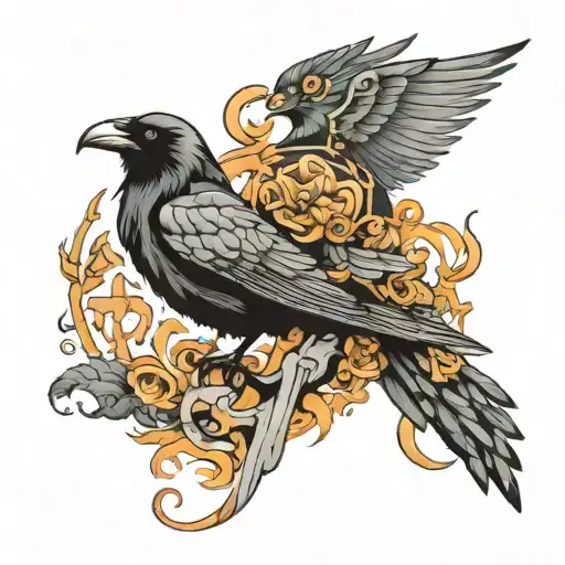 Raven And Posidon God