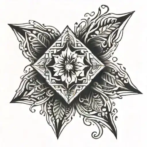 Vanshita In A Shape Of Diamond Shape