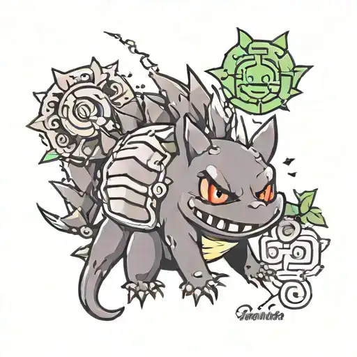 Rammstein Pokemon Gengar And Bulbasaur