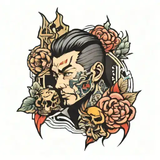 Cyberpunk Yakuza Sleeve