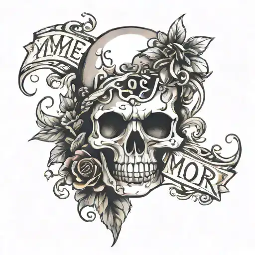 Memento Mori Lettering