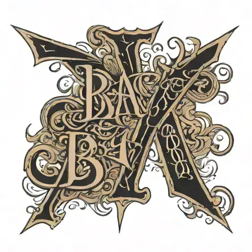 The Word Black Written Several Times In A Random Arrangement And In Different Fonts