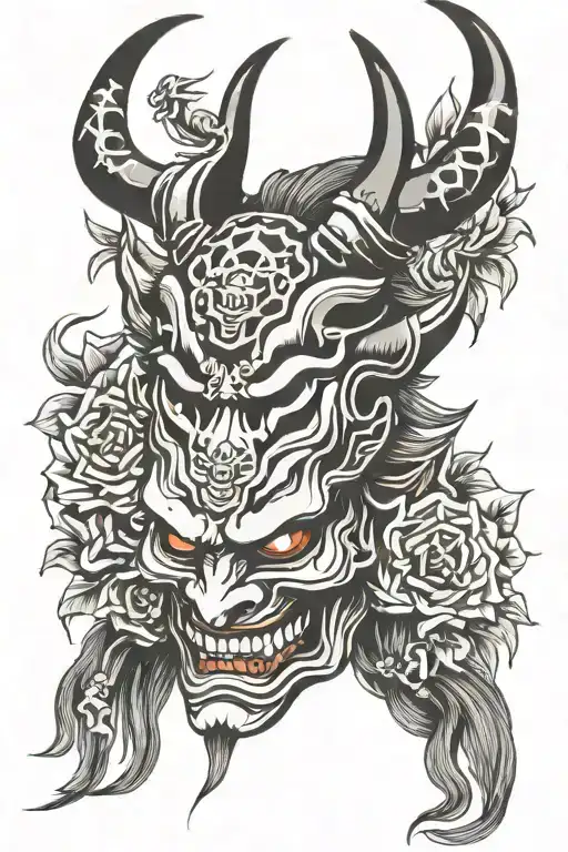 Hannya Mask Native Headdress