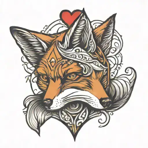 Fox With Broken Heart