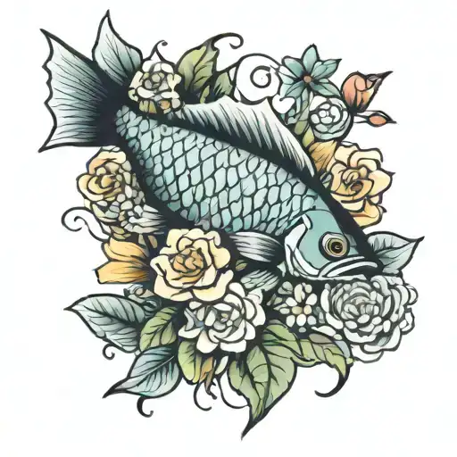 Fish And Flowers