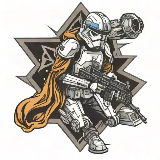 Star Wars Fallen Soldier Kneeling