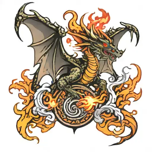 Dragon Breathing Fire