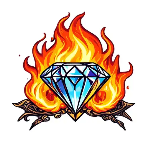 The Diamond Is On Fire