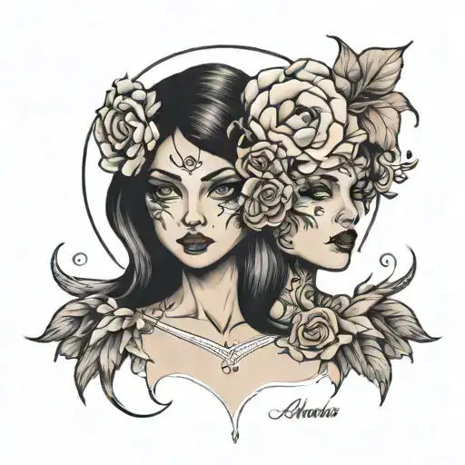 Sister Tattoo Arina Natasha