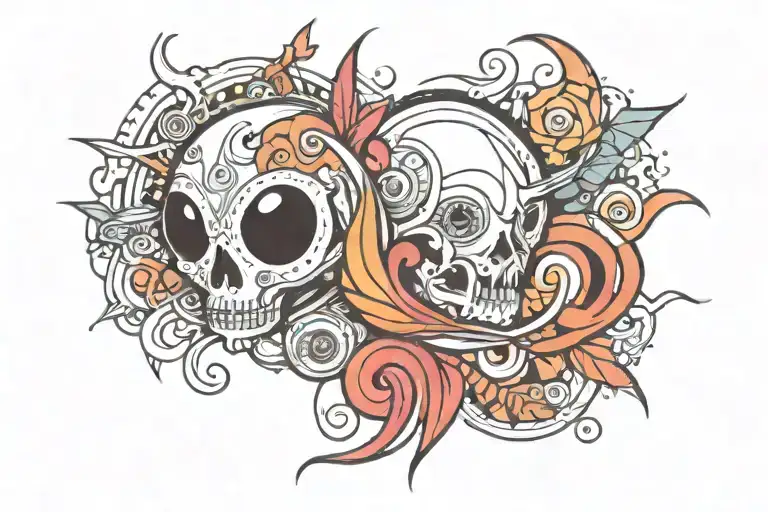 Trippy Abstract Lineart