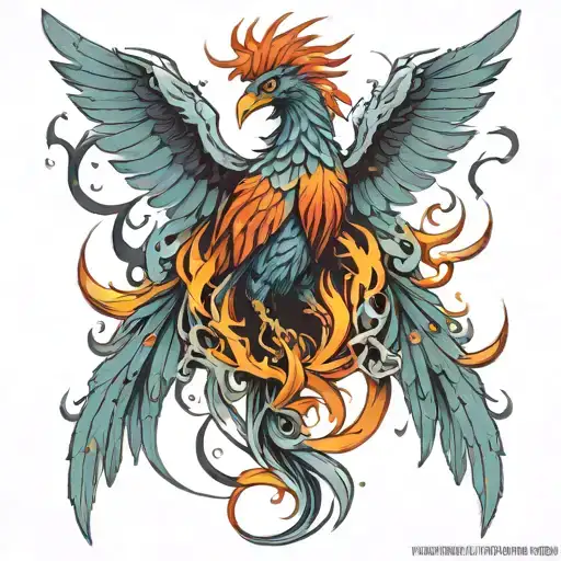 Futuristic And Flamboyant Phoenix Reborn