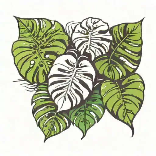Monstera Fine Line