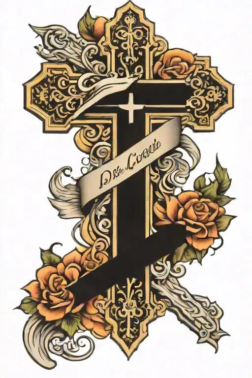 Cross With Quote