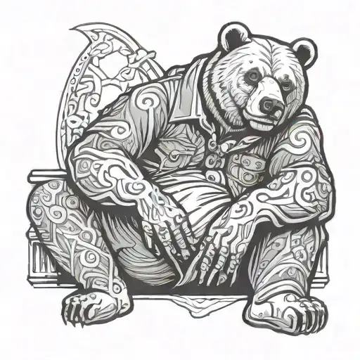 Mobb Boss Bear Sitting