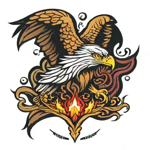 Przemysl Poland Eagle Fire