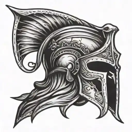 Spartan Helmet With Reaper Hood