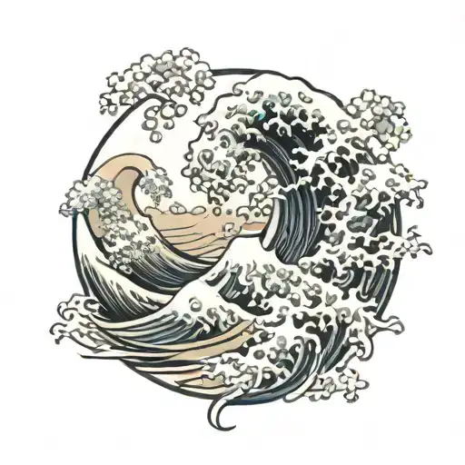 The Great Wave With Octopus Wrapped