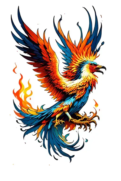 Phoenix Rising From Ashes